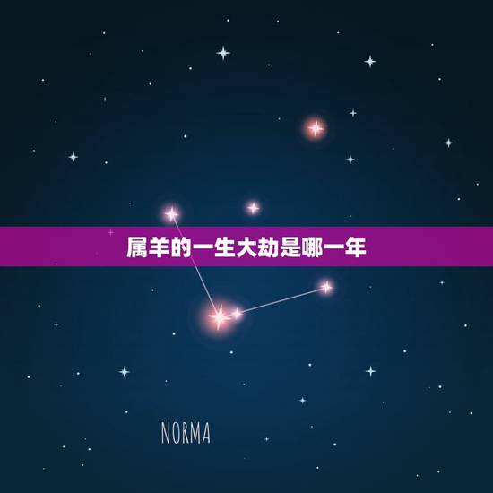 属羊的一生大劫是哪一年，属羊的人哪一年出生