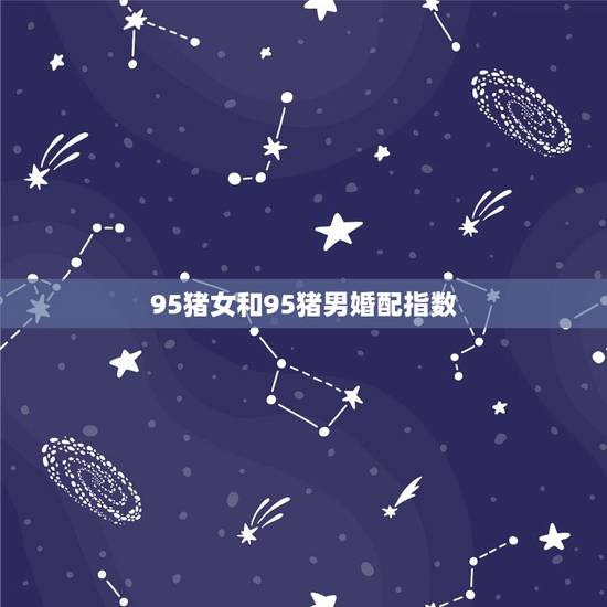 95猪女和95猪男婚配指数,95年属猪男和属猪女配吗? 95猪女和95猪男婚配指数,95年属猪男和属猪女配吗?