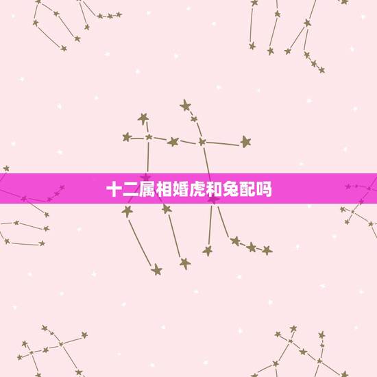 十二属相婚虎和兔配吗,属兔子和属老虎的相配吗 十二属相婚虎和兔配吗,属兔子和属老虎的相配吗