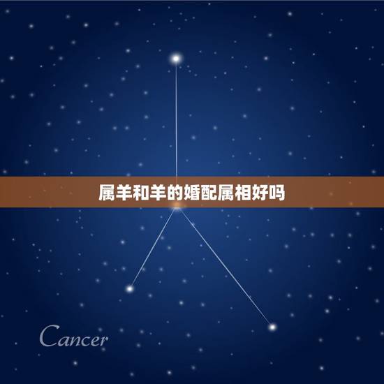 属羊和羊的婚配属相好吗，属羊的和哪个属相配