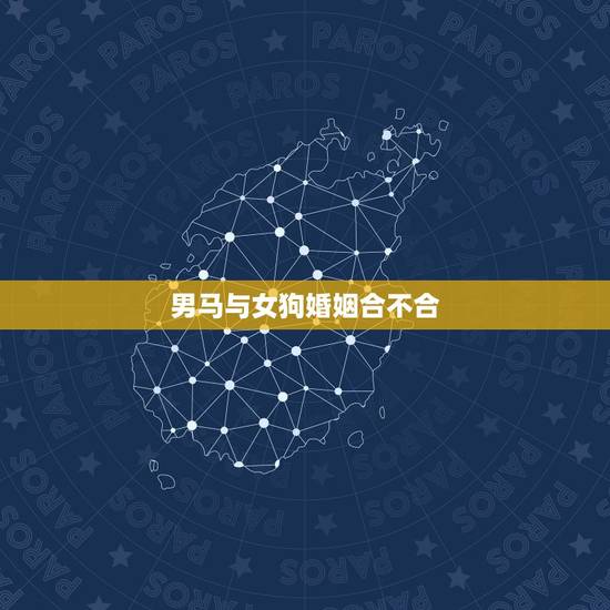 男马与女狗婚姻合不合，生肖男马女狗