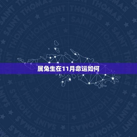 属兔生在11月命运如何，属兔1999年11月05日十点至十一点出生命运