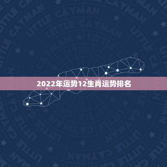 2022年运势12生肖运势排名，2022 年十二生肖每月运势运程