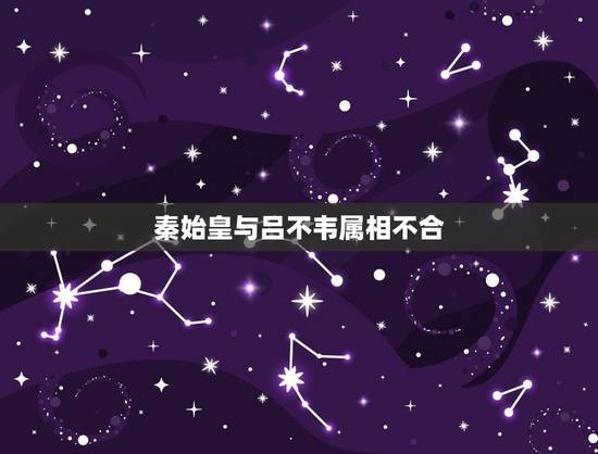 秦始皇与吕不韦属相不合，秦始皇和吕不韦的关系？