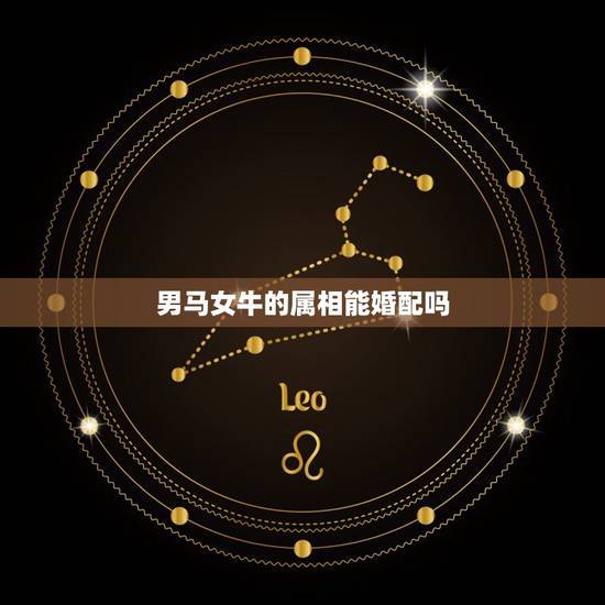 男马女牛的属相能婚配吗,男属马与女属牛的相配会好吗? 男马女牛的属相能婚配吗,男属马与女属牛的相配会好吗?
