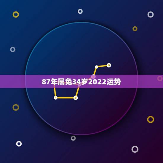 87年属兔34岁2022运势，87年属兔34岁有一劫2021