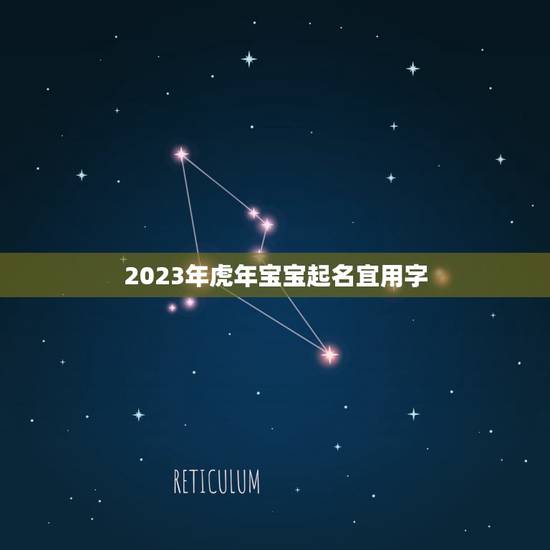 2023年虎年宝宝起名宜用字 属虎孩子吉利名字 2023年虎年宝宝起名宜用字 属虎孩子吉利名字