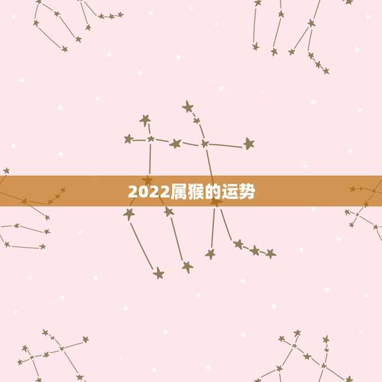 2022属猴的运势,2022年12生肖运势解析 2022属猴的运势,2022年12生肖运势解析