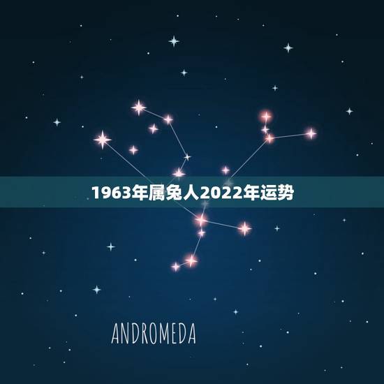 1963年属兔人2022年运势，1963年牛年运势