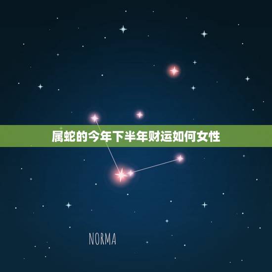 属蛇的今年下半年财运如何女性，1977蛇女的后半生