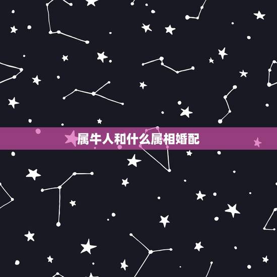 属牛人和什么属相婚配，属牛和什么属相相配