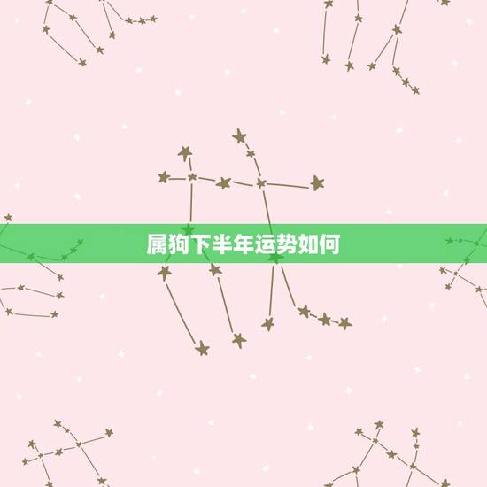 属狗下半年运势如何，70年属狗的人2021年运势如何
