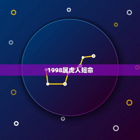 1998属虎人短命,1998年出生的人属虎名叫张雄斌远势如何? 1998属虎人短命,1998年出生的人属虎名叫张雄斌远势如何?