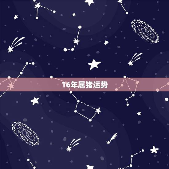 16年属猪运势,属猪人2016年运势女人 16年属猪运势,属猪人2016年运势女人