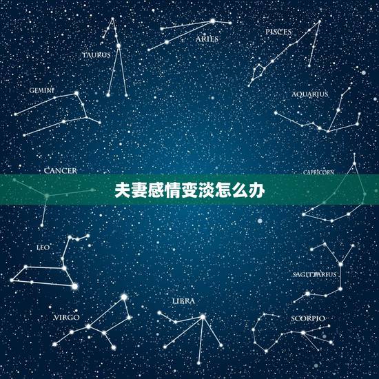 夫妻感情变淡怎么办,结婚不到一年夫妻感情就变淡了该怎么办呢? 夫妻感情变淡怎么办,结婚不到一年夫妻感情就变淡了该怎么办呢?