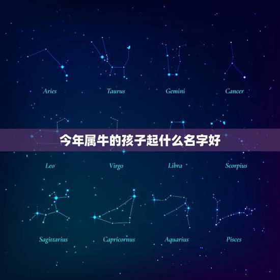 今年属牛的孩子起什么名字好,属牛男孩最吉利的名字 今年属牛的孩子起什么名字好,属牛男孩最吉利的名字