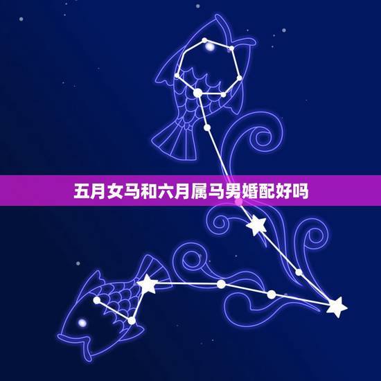 五月女马和六月属马男婚配好吗，六月出生属马的属相婚配表大全集