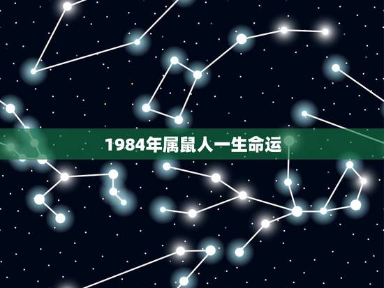 1984年属鼠人一生命运，84年属鼠37岁有一灾2022