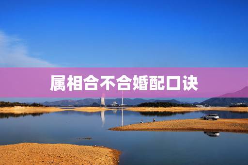属相合不合婚配口诀，请教一个关于男女婚配八字属相等等合不合的问题