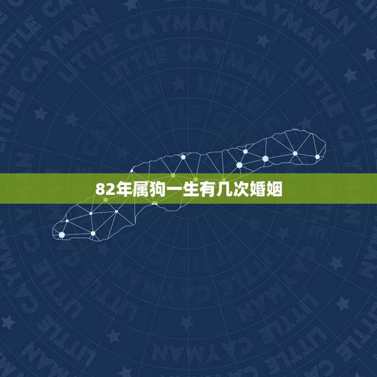 82年属狗一生有几次婚姻，82属狗一生有几个子女