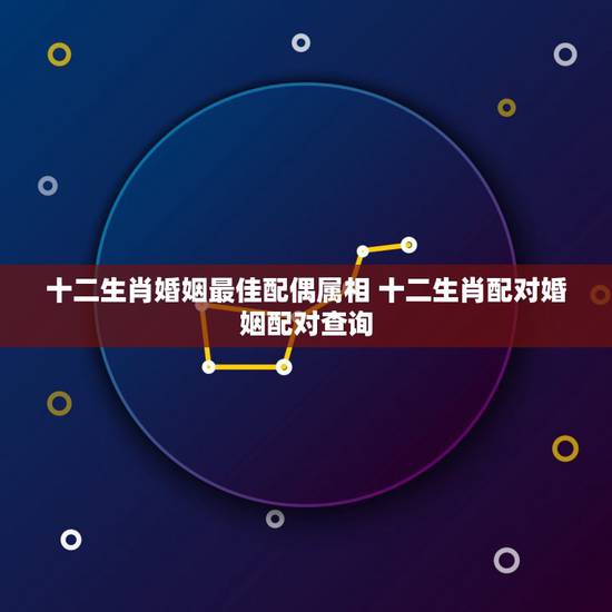 十二生肖婚姻最佳配偶属相 十二生肖配对婚姻配对查询 十二生肖婚姻最佳配偶属相 十二生肖配对婚姻配对查询