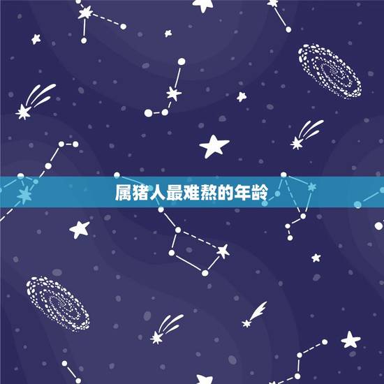 属猪人最难熬的年龄,属猪的多大岁数 属猪人最难熬的年龄,属猪的多大岁数