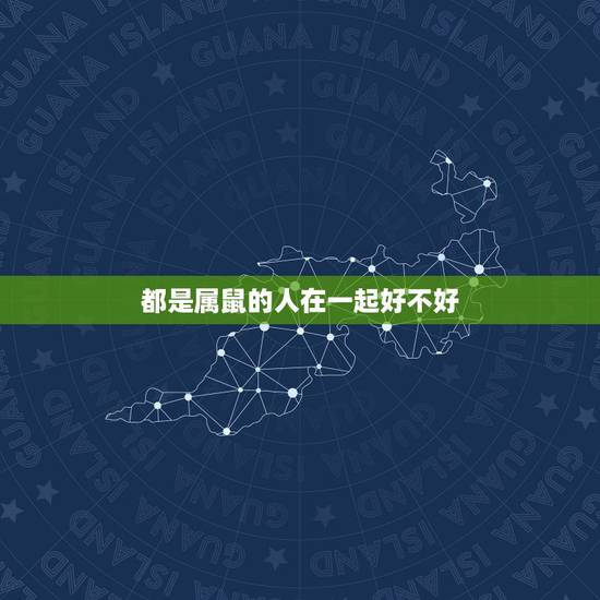 都是属鼠的人在一起好不好，两个人都是属鼠的夫妻好不好