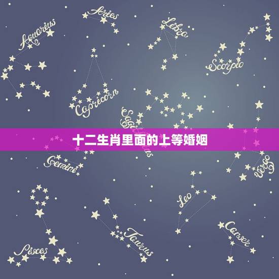 十二生肖里面的上等婚姻,十二生肖姻缘配对? 十二生肖里面的上等婚姻,十二生肖姻缘配对?