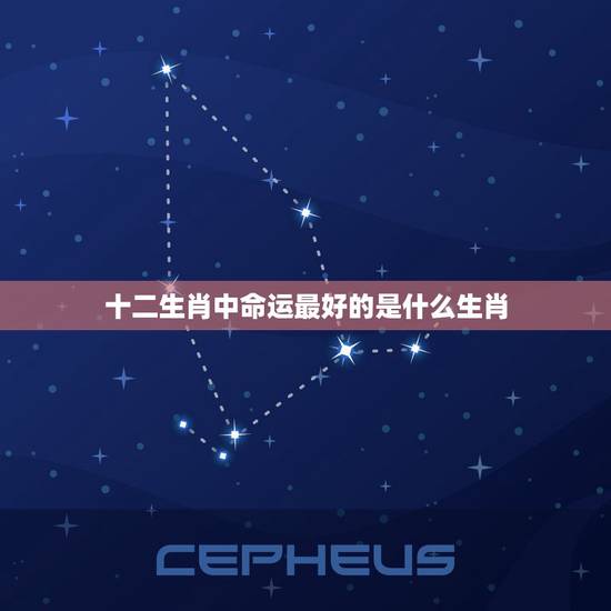 十二生肖中命运最好的是什么生肖，12生肖哪个属相最好？