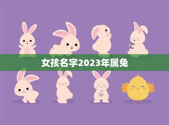 女孩名字2023年属兔(如何选择最佳的兔年宝宝名字) 女孩名字2023年属兔(如何选择最佳的兔年宝宝名字)