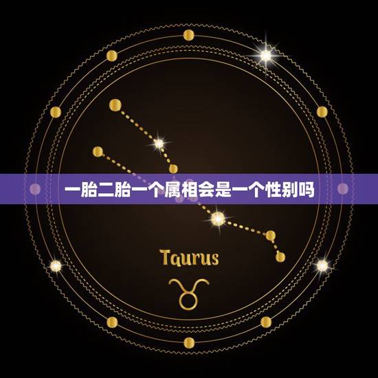 一胎二胎一个属相会是一个性别吗，二胎和一胎反应一样性别会一样吗