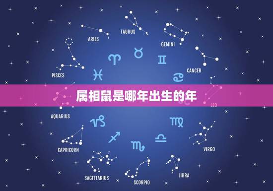 属相鼠是哪年出生的年，属鼠的是哪年出生的？