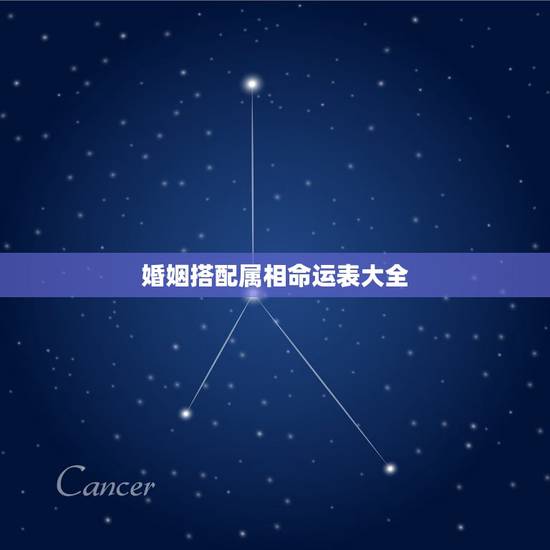 婚姻搭配属相命运表大全，婚姻搭配属相 命运表