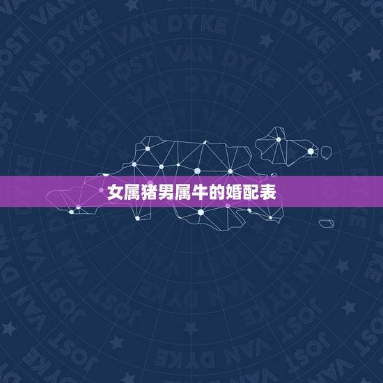 女属猪男属牛的婚配表,女属猪的大男属牛的配吗 女属猪男属牛的婚配表,女属猪的大男属牛的配吗