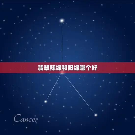 翡翠辣绿和阳绿哪个好 翡翠辣绿和阳绿哪个好