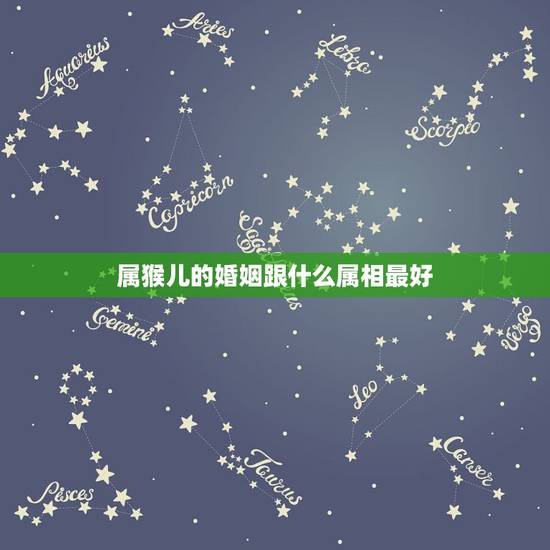 属猴儿的婚姻跟什么属相最好,男猴婚姻配什么最好 属猴儿的婚姻跟什么属相最好,男猴婚姻配什么最好
