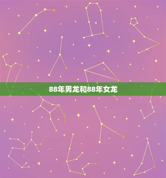 88年男龙和88年女龙,夫妻都是属龙会相克吗 88年男龙和88年女龙,夫妻都是属龙会相克吗