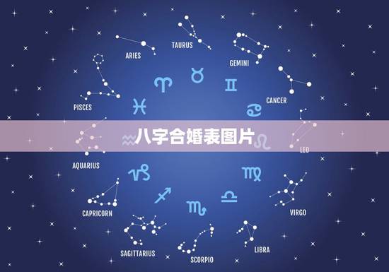 八字合婚表图片，夫妻八字婚配测算