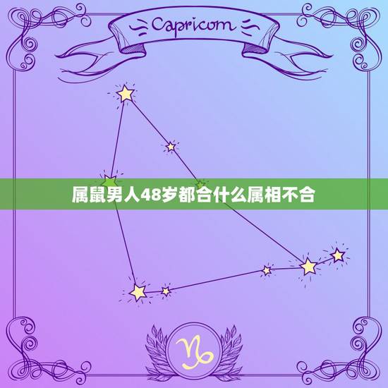 属鼠男人48岁都合什么属相不合，男属鼠和什么生肖最配