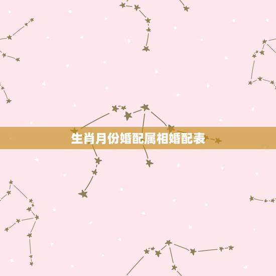 生肖月份婚配属相婚配表,属相婚配是以年月日中哪个属相 生肖月份婚配属相婚配表,属相婚配是以年月日中哪个属相