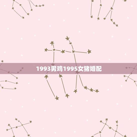 1993男鸡1995女猪婚配,93年属鸡男和95年属猪女相配吗,属相合 1993男鸡1995女猪婚配,93年属鸡男和95年属猪女相配吗,属相合