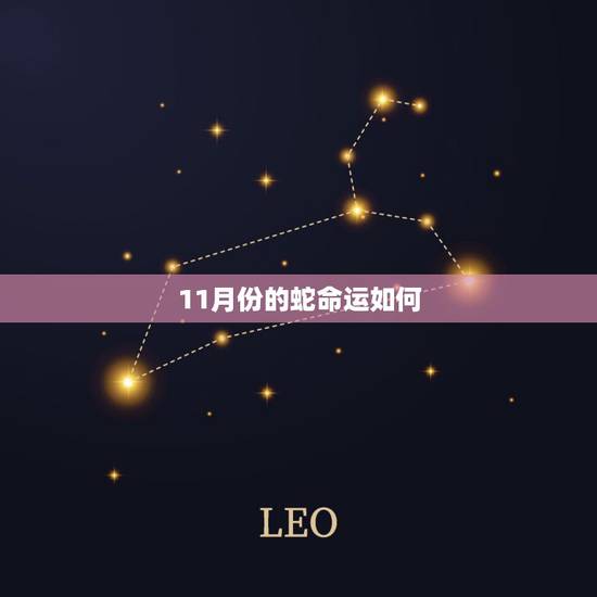 11月份的蛇命运如何,虎年宝宝应避开几月出生更好 11月份的蛇命运如何,虎年宝宝应避开几月出生更好