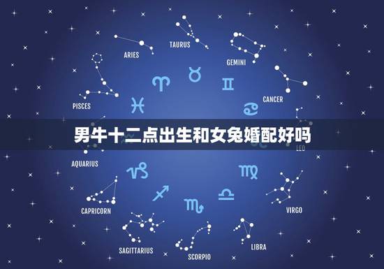 男牛十二点出生和女兔婚配好吗，男属牛和女属兔的属相婚配合适吗