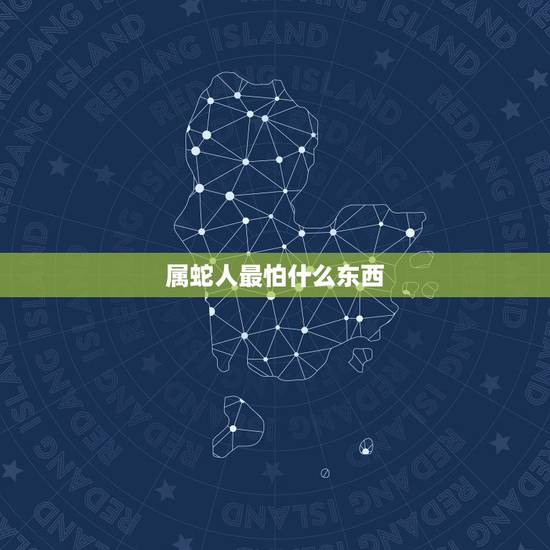 属蛇人最怕什么东西，属蛇一生远离这个人