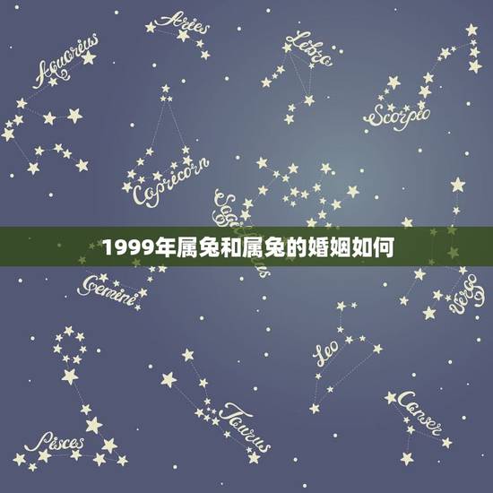 1999年属兔和属兔的婚姻如何，土兔更佳配偶是什么