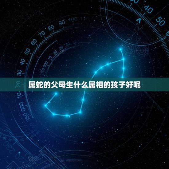 属蛇的父母生什么属相的孩子好呢，属蛇父母生属什么宝宝最好