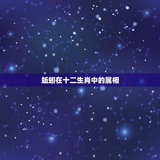 蚯蚓在十二生肖中的属相，打一个十二生肖里的动物？