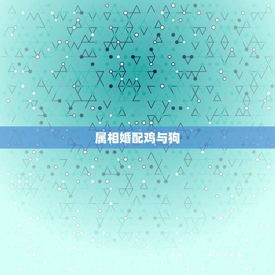 属相婚配鸡与狗,属鸡和属狗相配吗 属相婚配鸡与狗,属鸡和属狗相配吗