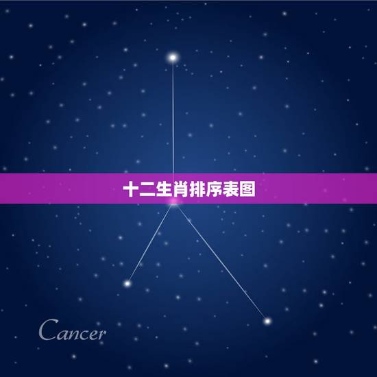 十二生肖排序表图，十二生肖成语按顺序