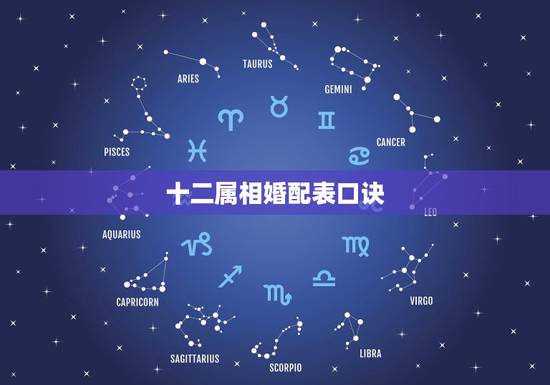 十二属相婚配表口诀，属相婚配十二生肖年龄表